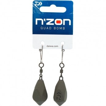 Груз DAIWA N´ZON Quad Bomb 20г 2шт Груз DAIWA N´ZON Quad Bomb 20г 2шт
