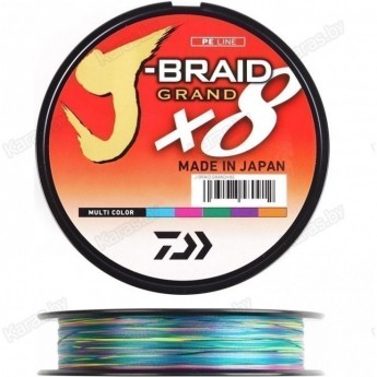Шнур DAIWA J-BRAID GRAND X8E 300М 0,42ММ MULTI COLOR